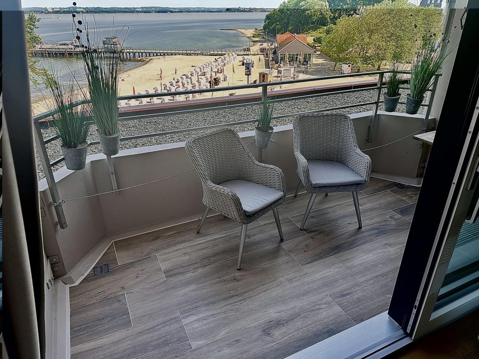 Fewo1846 Intermar - Kajuete Foerdeblick - Familienfreundliches Studioapartment Mit Balkon Und Meerblick Glücksburg Extérieur photo